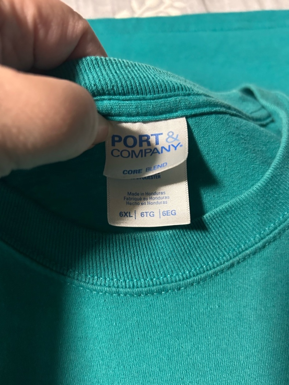 Port and Company Short Sleeve Tees in Teal, Burgundy, and Blue 6xl - Picture 2 of 6